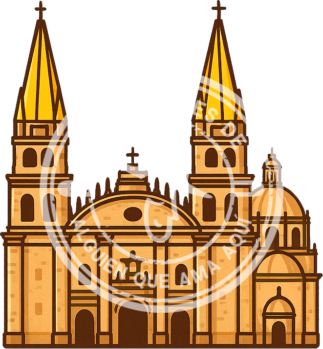 Catedral de Guadalajara I sticker