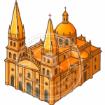 Catedral de Guadalajara II sticker